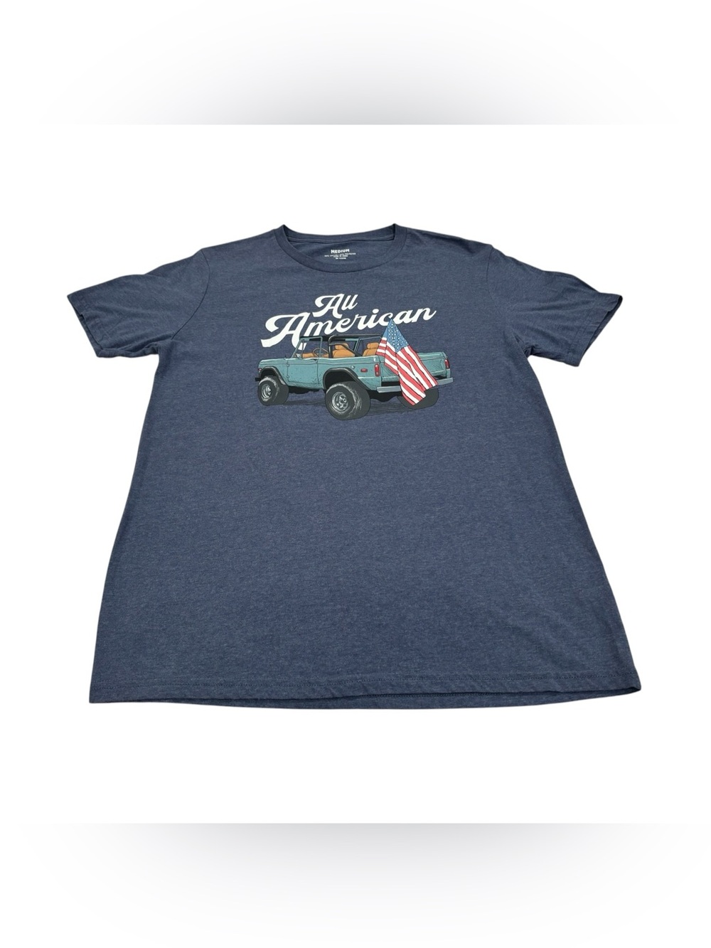 All American Graphic Tee - Navy Blue Mens Shirt